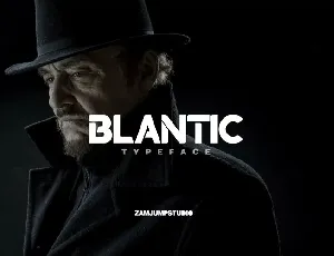 Blantic font