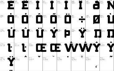 Bebop Slab Family font