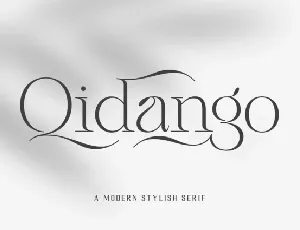 Qidango font