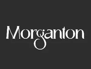 MorgantonDemo font