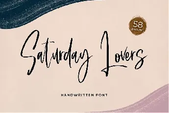 Saturday Lovers Script font