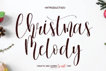 Christmas Melody font