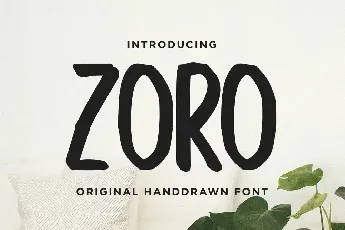 Zoro Demo font