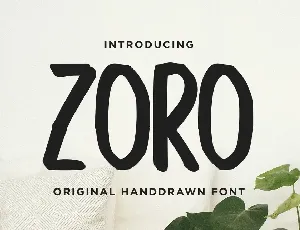 Zoro Demo font