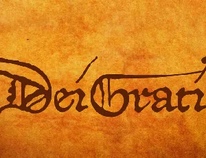 DeiGratia font