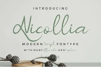 Nicollia DEMO font