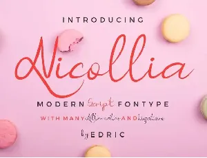 Nicollia DEMO font