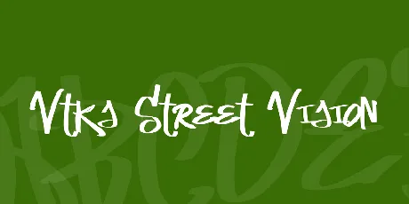 Vtks Street Vision font