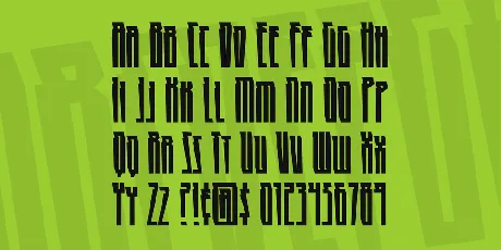 HighRise BB font