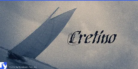 Cretino font