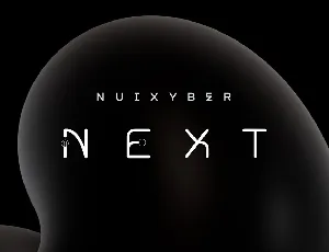 Nuixyber Next font