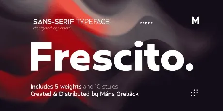 Frescito font