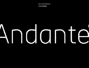 Andante font