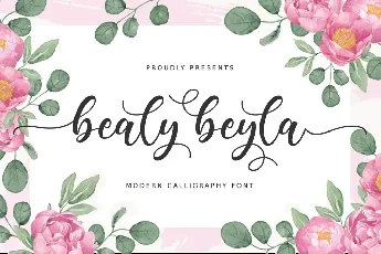 Bealy Beyla font