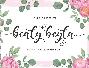 Bealy Beyla font