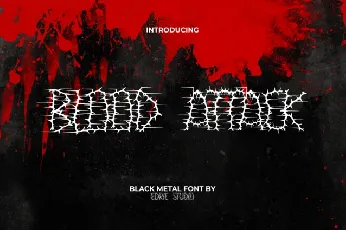 Blood Attack font