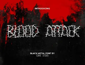 Blood Attack font