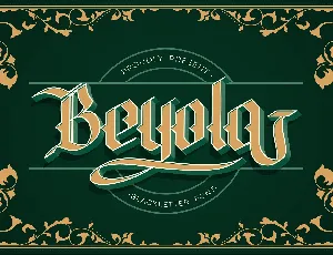 Beyola font