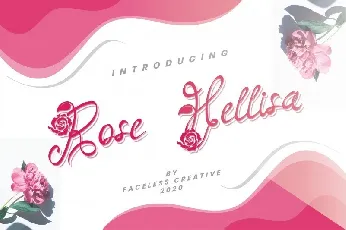 Rose Hellisa Calligraphy font