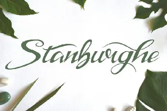 Stanburghe Script font