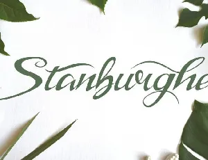 Stanburghe Script font