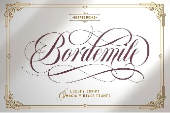 Bordemile font