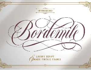 Bordemile font