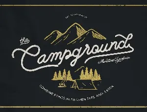 Campground Free font