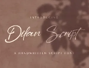 Dilan Script font