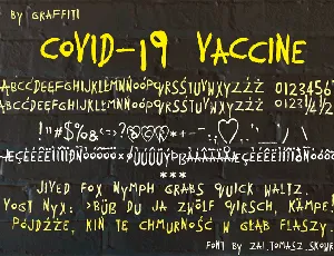 zai COVID-19 VaCcine font