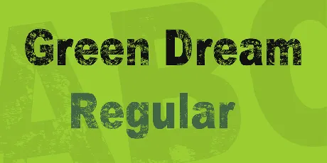 Green Dream font