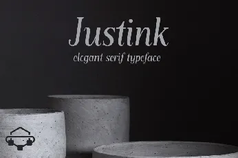 Justink font