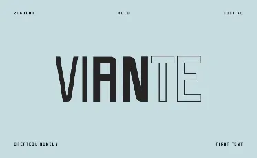 Viante font