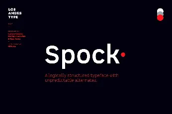 Spock Family font