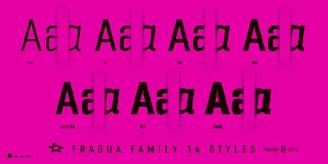 Fragua Sans & Condensed Family font