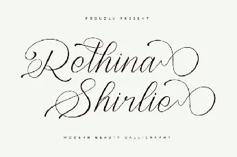 Rethina Shirlie font