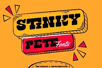 Stinky Pete font