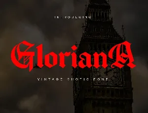 Gloriana font