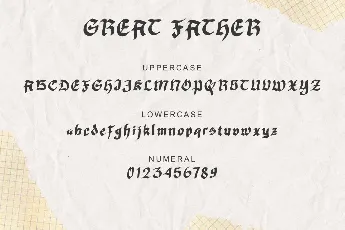 Great Father Demo font