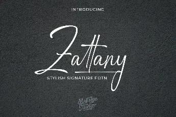 Zattany font