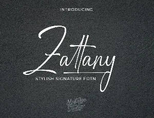 Zattany font