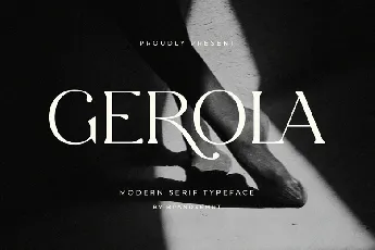 Gerola font