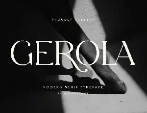 Gerola font