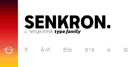 Senkron Sans Family font