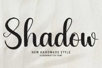 Shadow Script font