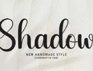 Shadow Script font