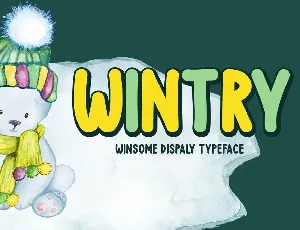 Wintry font