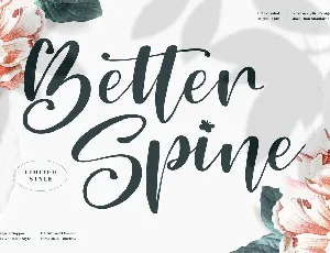 Better Spine font