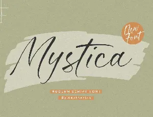 Mystica font