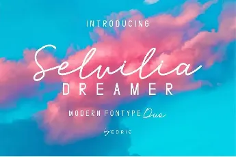 SelvilliaDreamerDEMO font